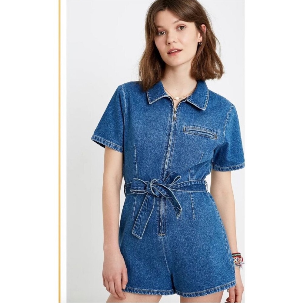 Urban Outfitters BDG Blue Denim Romper